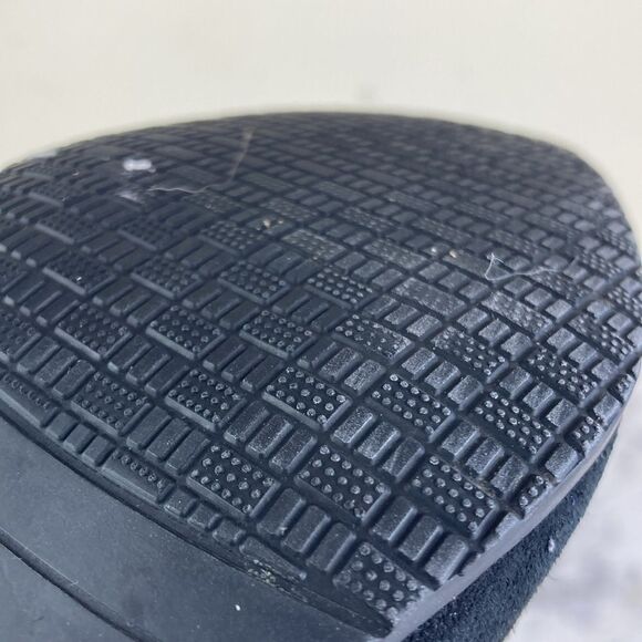 Blondo Tiana Black Leather Ankle Block Heel Ankle Zipper Zip Boots Booties - Picture 9 of 14